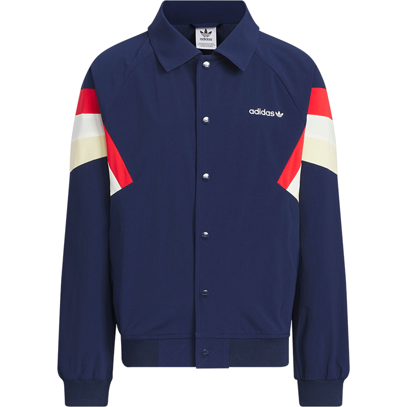 Adidas/阿迪达斯正品三叶草儿童复古运动宽松翻领外套JM4669 - 图3