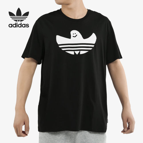 Adidas/阿迪达斯正品 三叶草夏季男子休闲透气运动短袖T恤 DH3900 - 图0