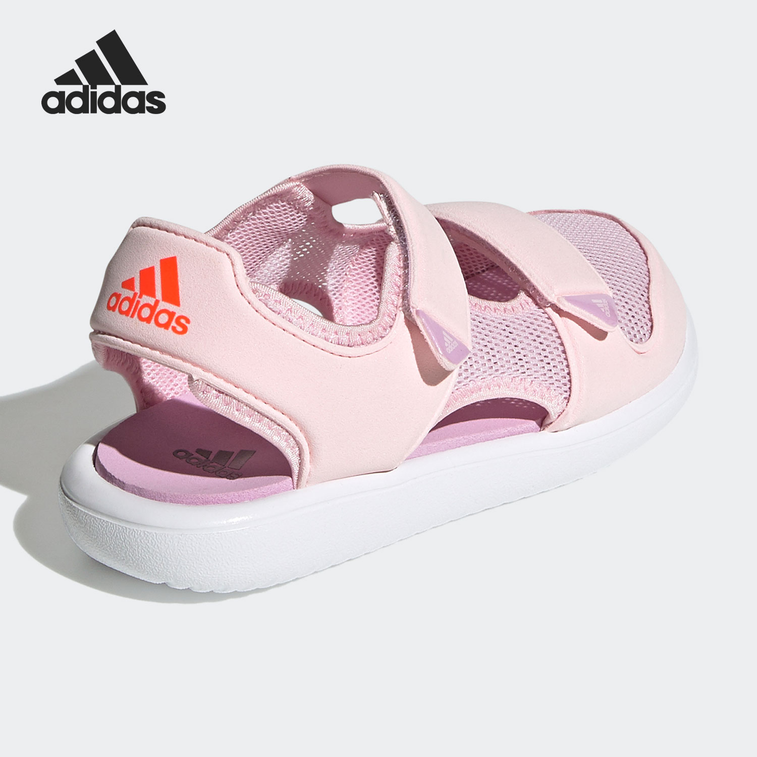 Adidas/阿迪达斯官方正品 Water Sandal 大童耐磨沙滩凉鞋 GX2475 - 图2