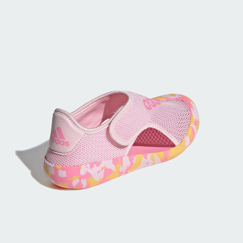Adidas/阿迪达斯官方正品夏季新款小童包头魔术贴休闲凉鞋ID3419 - 图1