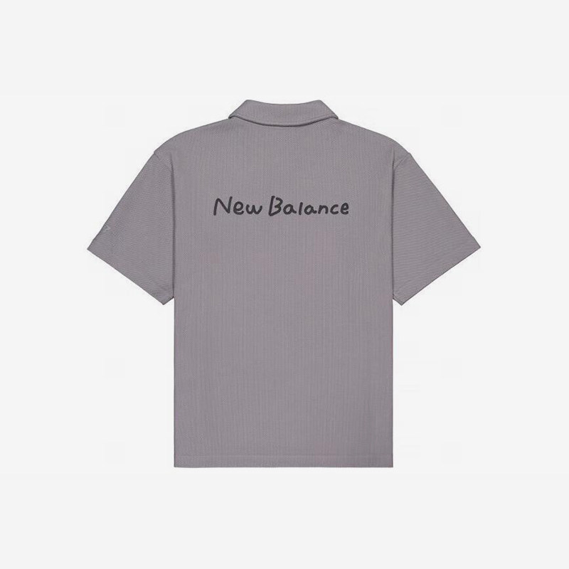 New Balance/NB正品2025新款男女舒适透气短袖POLO衫NFE27011-GR,淘宝优惠券,粉丝福利购,淘宝优惠卷
