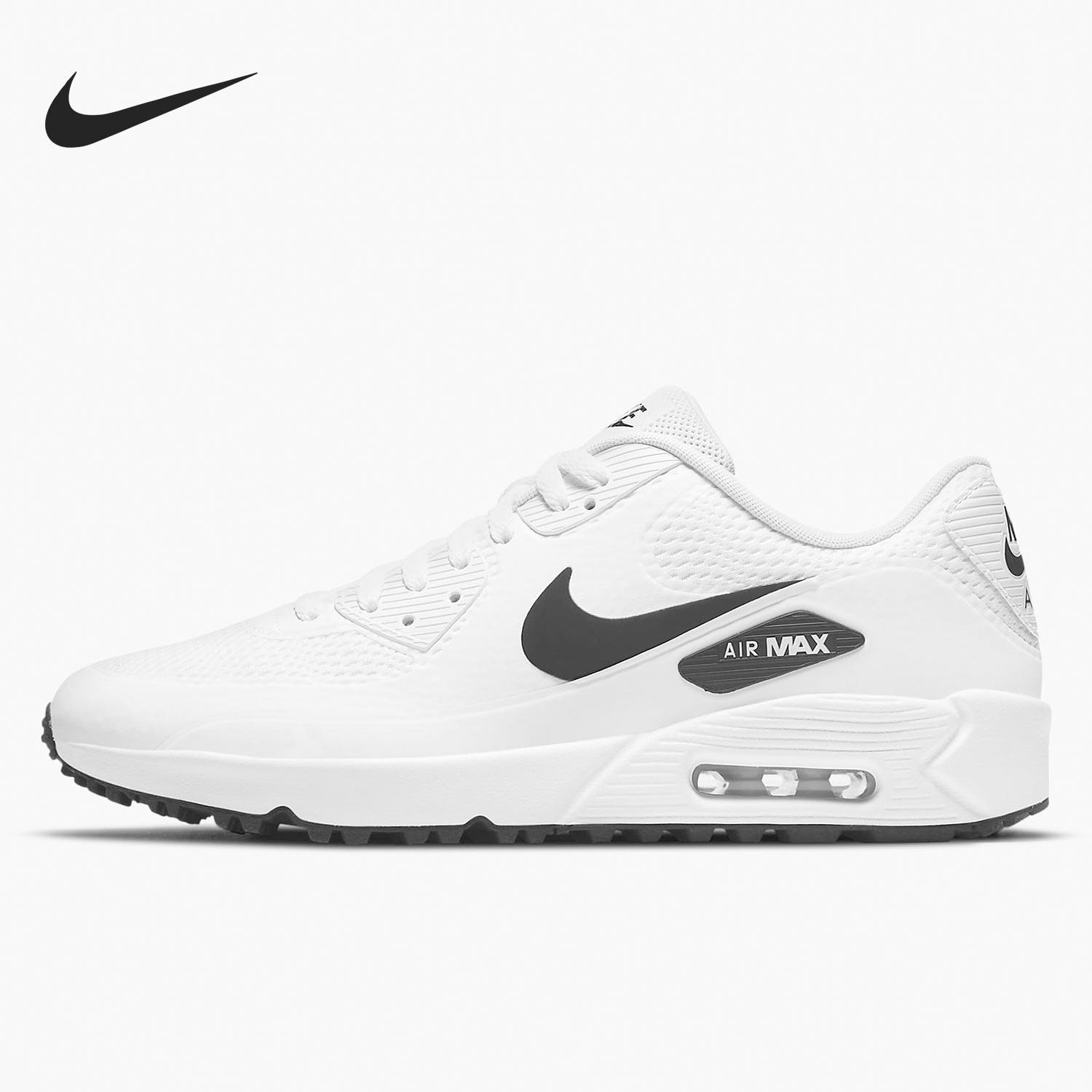 Nike/耐克正品AIR MAX 90 G 男子运动训练高尔夫球鞋 CU9978-101,淘宝优惠券,粉丝福利购,淘宝优惠卷