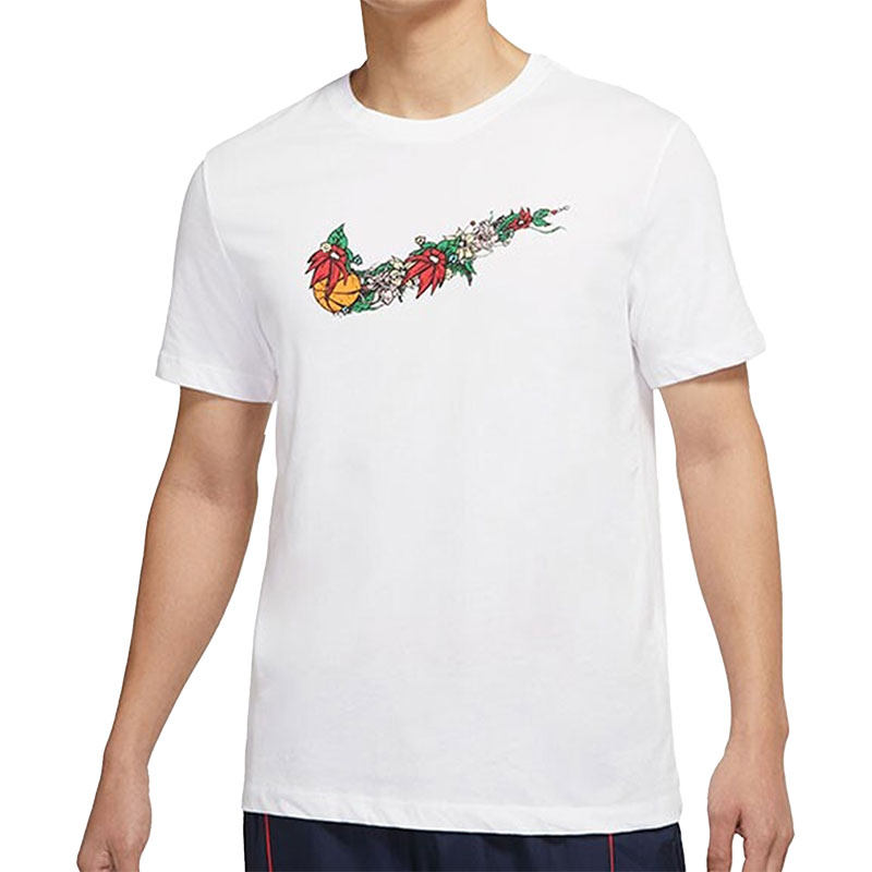 Nike/耐克官方正品当季新款透气时尚男子运动短袖T恤DV1215-100,淘宝优惠券,粉丝福利购,淘宝优惠卷