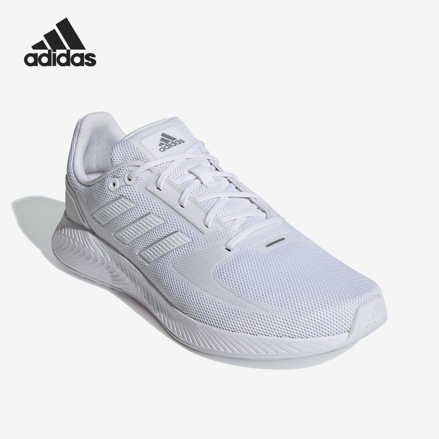 Adidas/阿迪达斯官方正品运动男子RUNFALCON低帮网面跑步鞋FY9612 - 图1