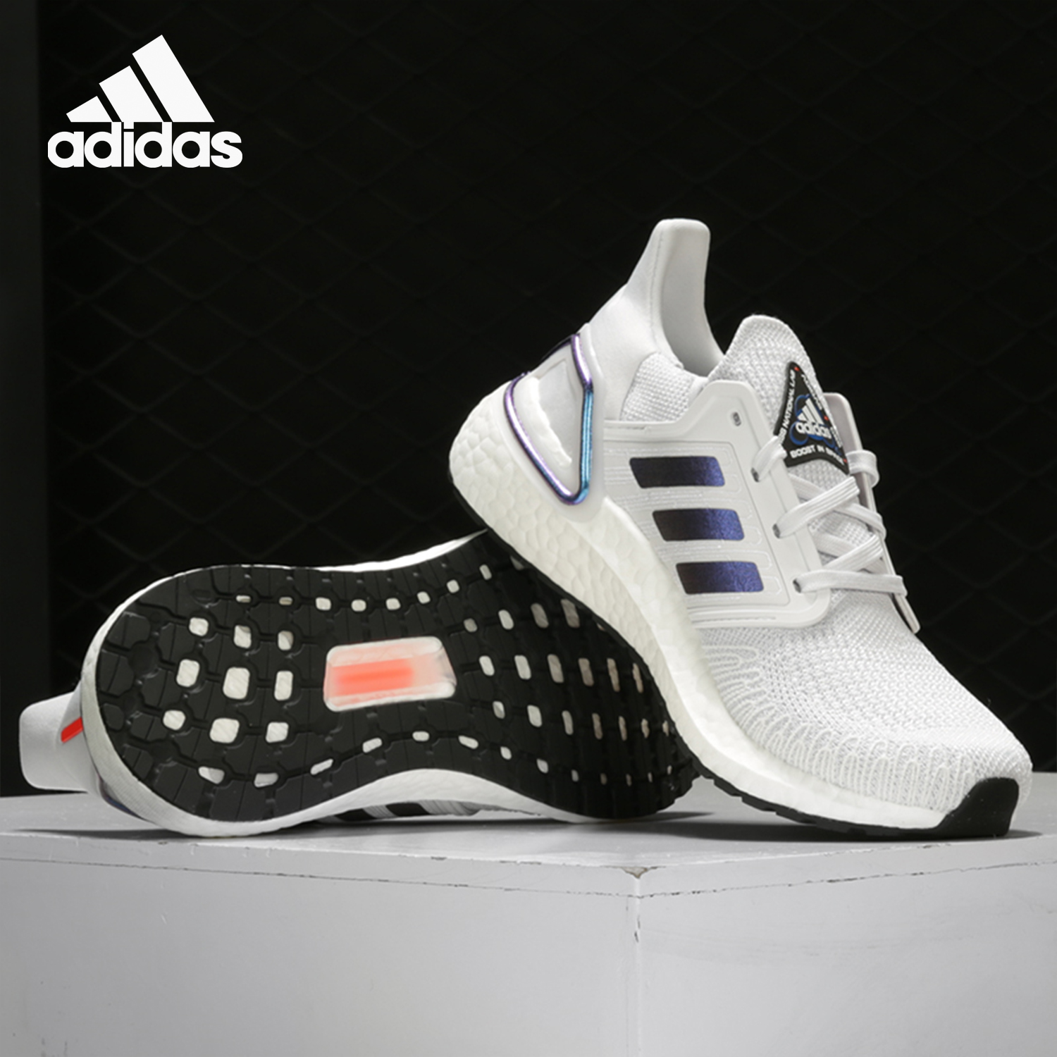 Adidas/阿迪达斯官方正品 ULTRABOOST 20 W 男女跑步运动鞋EG0715 - 图1