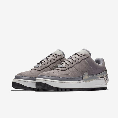 Nike耐克正品Air Force 1女子低帮耐磨包裹性拼接板鞋BQ3163-001 - 图1