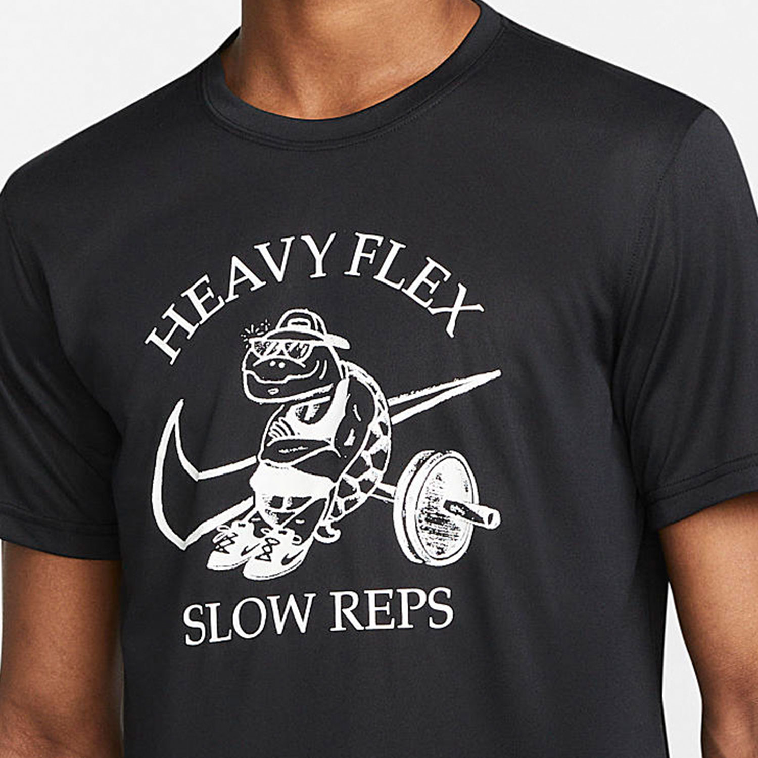 Nike/耐克正品 DRI-FIT 男子印花训练运动圆领T恤 DM6284-010 - 图0