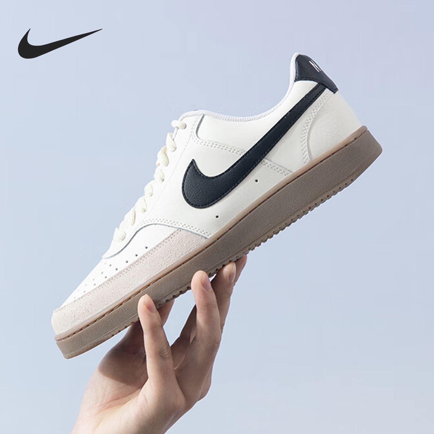 Nike/耐克官方正品2025新款男子低帮休闲透气耐磨板鞋FQ8075-133 - 图2