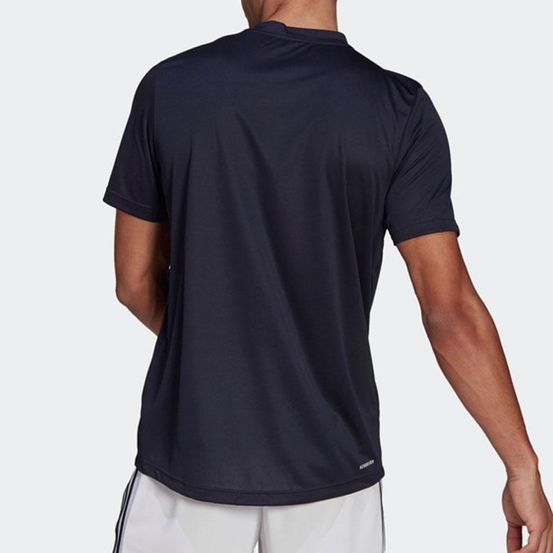 Adidas/阿迪达斯官方正品夏季新款男子透气宽松短袖上衣GM2097 - 图0