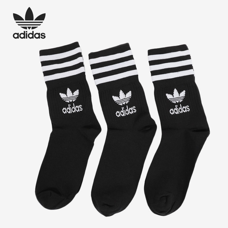 Adidas/阿迪达斯官方正品三叶草男女运动袜GD3575 GD3576 GD3578 - 图2