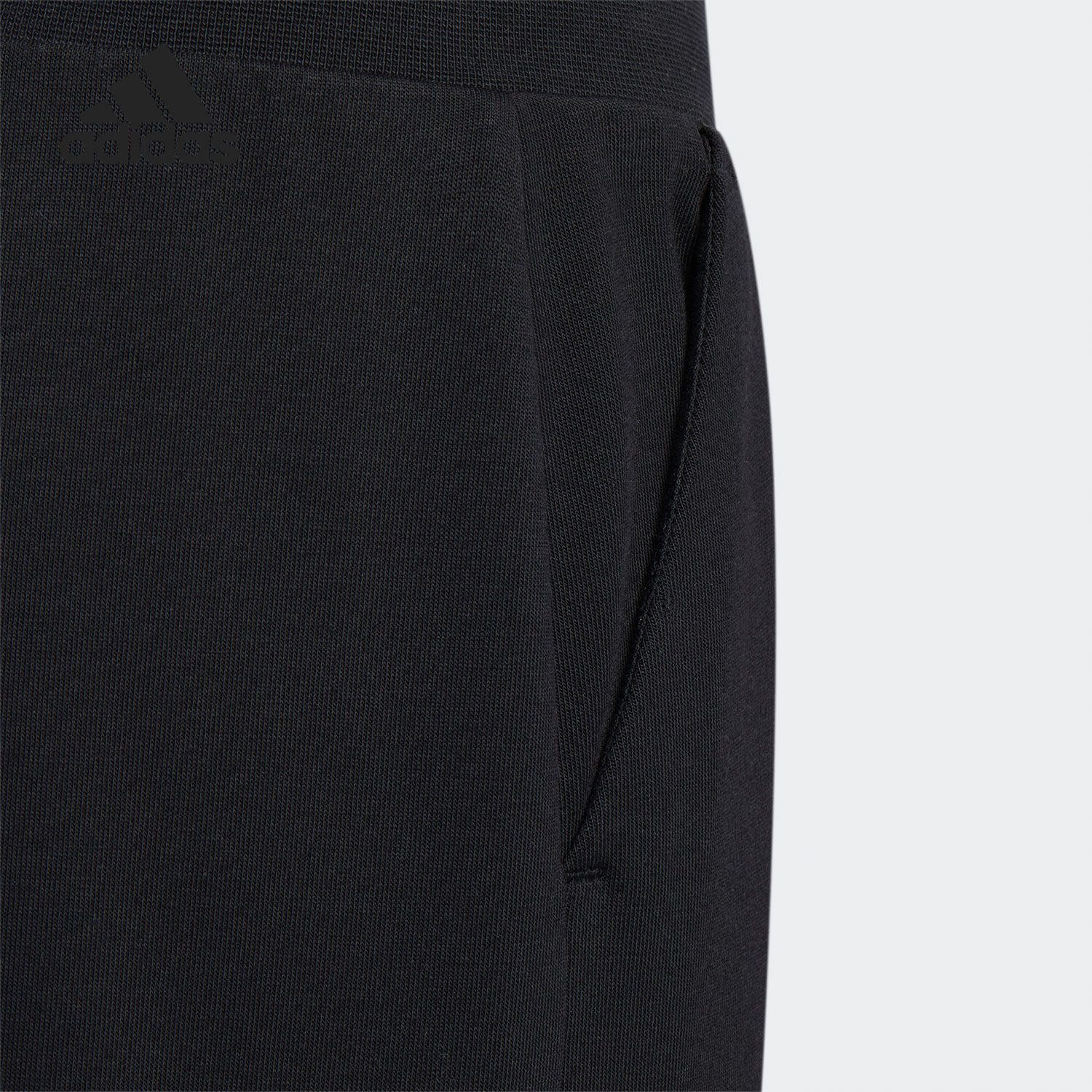 Adidas/阿迪达斯正品当季新款小童休闲舒适耐磨运动七分裤 GP0384 - 图2