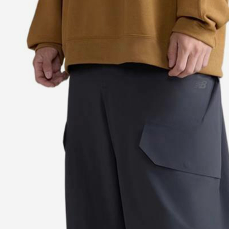 New Balance/NB正品2025新款男女经典休闲运动长裤NTE39051-DKG - 图1