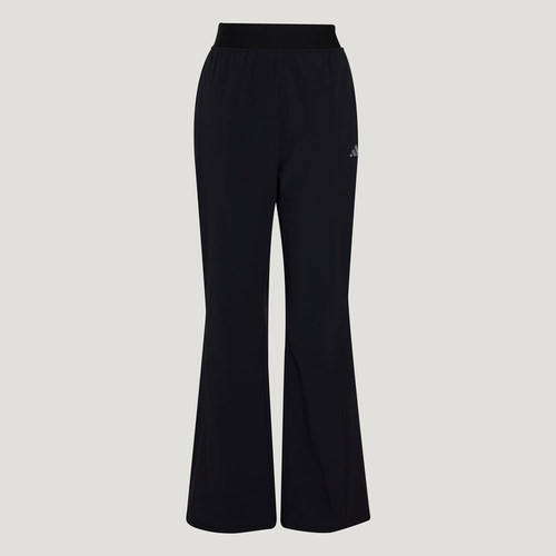 Adidas/阿迪达斯官方正品夏季女士时尚休闲防晒高腰微喇裤KH2621 - 图1