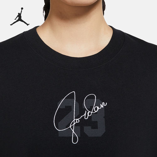 Nike/耐克正品当季新款运动休闲女子短袖圆领T恤 DM3245-010 - 图2