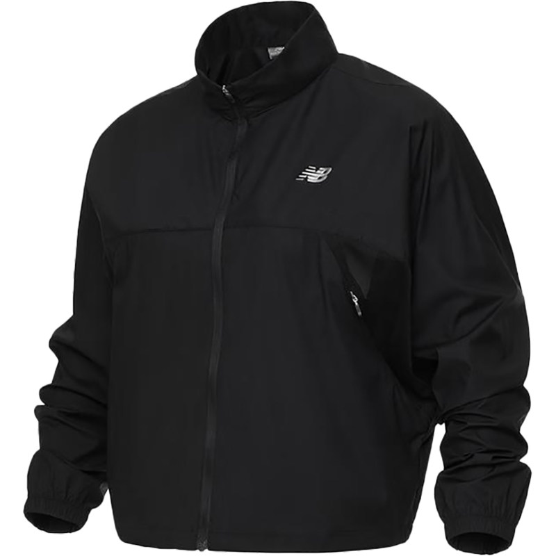 New Balance/NB正品新款女士训练宽松拉链夹克外套5AD24532-BK - 图3