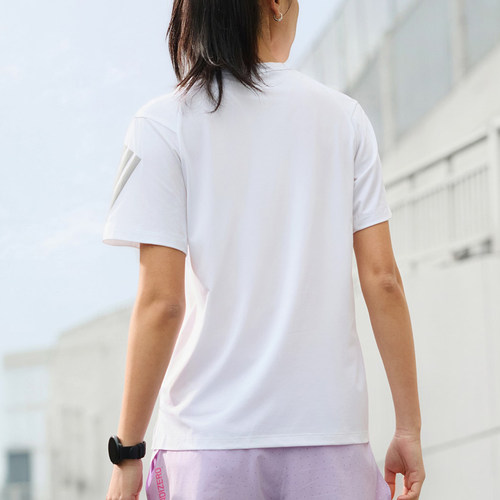 Adidas/阿迪达斯正品2026年新款女士轻便经典休闲短袖T恤JZ5115 - 图0