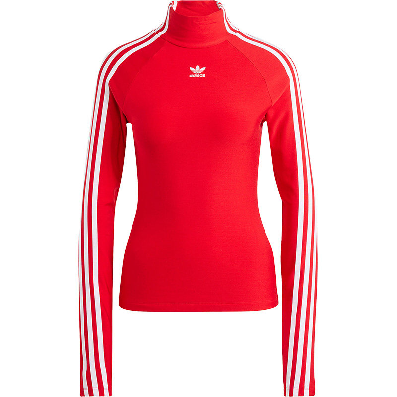 Adidas/阿迪达斯正品三叶草女子时尚紧身运动长袖T恤IV9329,淘宝优惠券,粉丝福利购,淘宝优惠卷