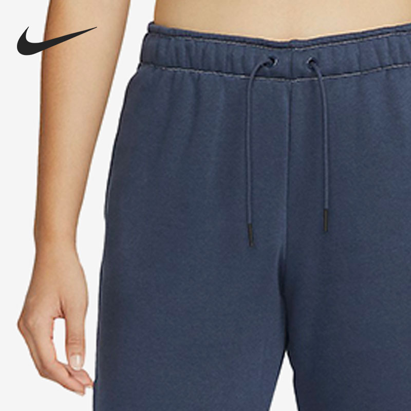 Nike/耐克正品休闲女子时尚潮流运动加绒收口长裤 DD5583-437 - 图2