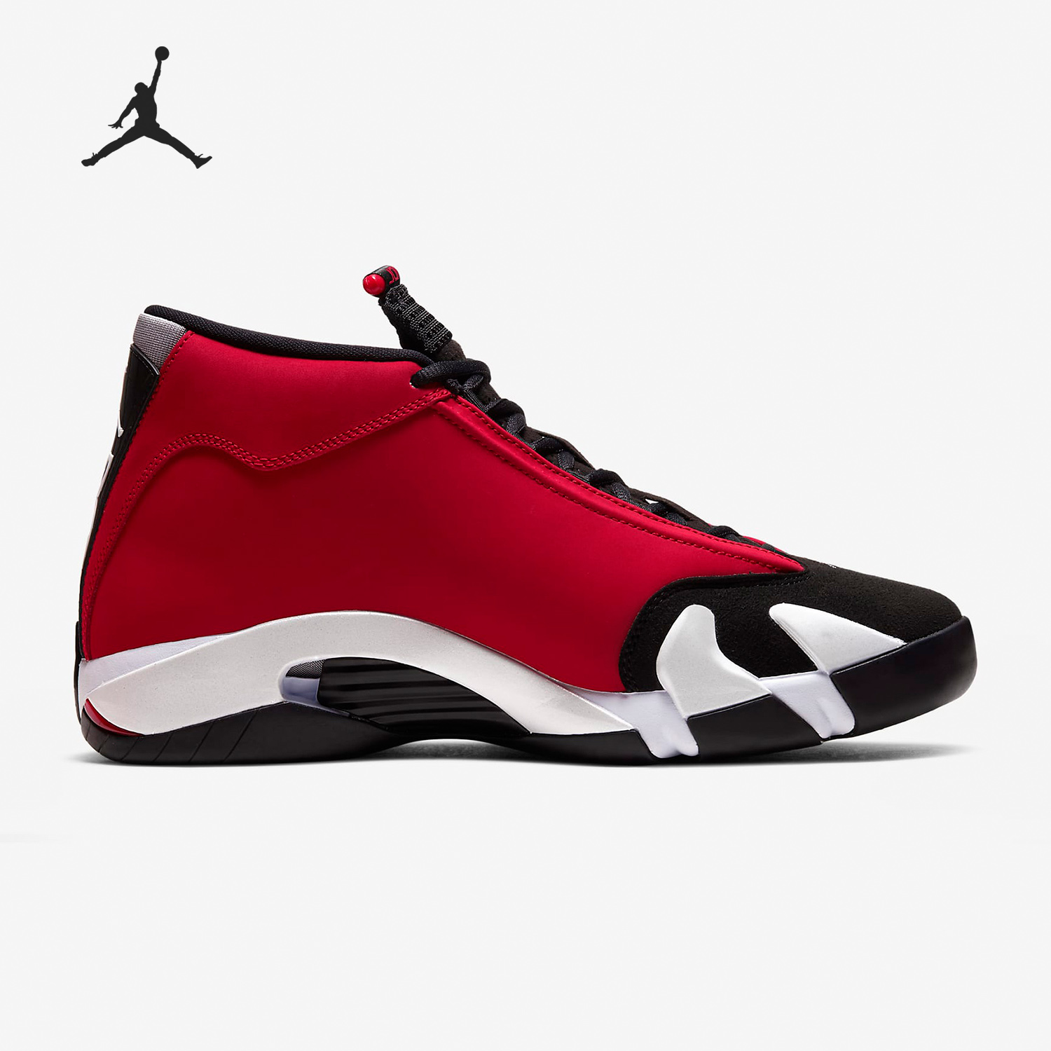 Nike/耐克正品男子 AIR JORDAN AJ14 高帮运动黑红篮球鞋 487471 - 图1