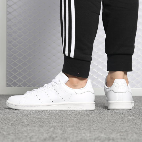 Adidas/阿迪达斯官方正品三叶草男女STAN SMITH休闲板鞋 S75104 - 图1