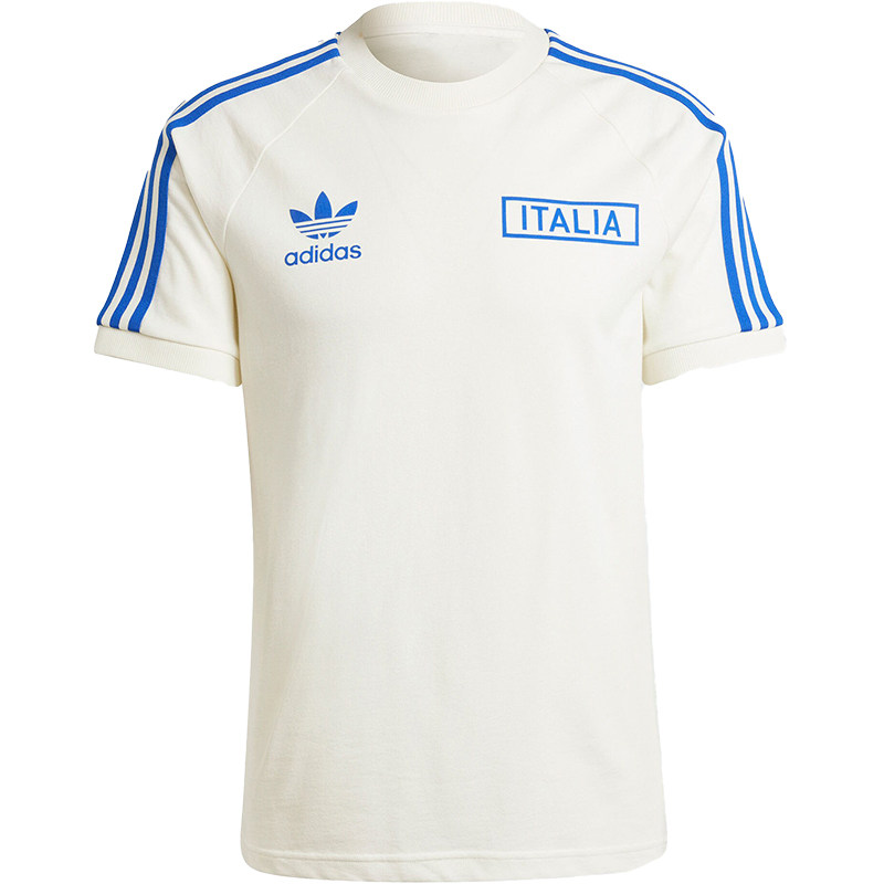 Adidas/阿迪达斯官方正品意大利队足球男士休闲文化T恤球衣IS0618,淘宝优惠券,粉丝福利购,淘宝优惠卷