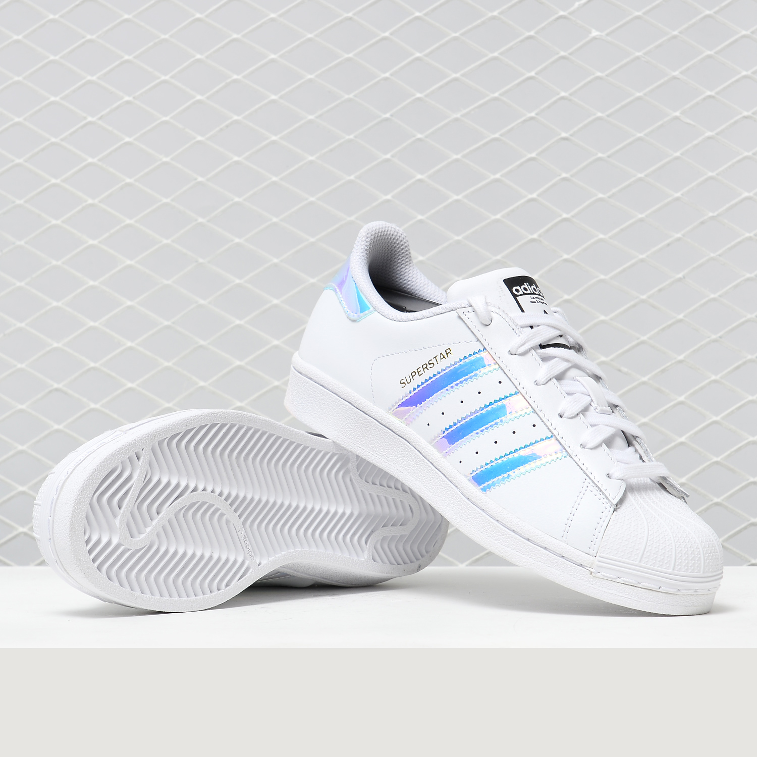 Adidas/阿迪达斯正品 女鞋三叶草SUPERSTAR贝壳头休闲鞋AQ6278 - 图2