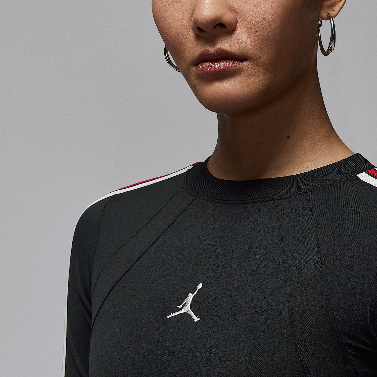 Nike/耐克正品JORDAN女士休闲圆领套头修身长袖连衣裙IF1081-010,淘宝优惠券,粉丝福利购,淘宝优惠卷