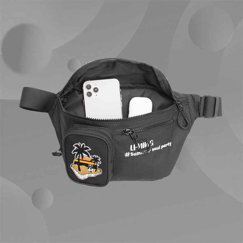 Li Ning genuine shoulder bag men's bag women's bag new sports life series casual sports bag ABDS217