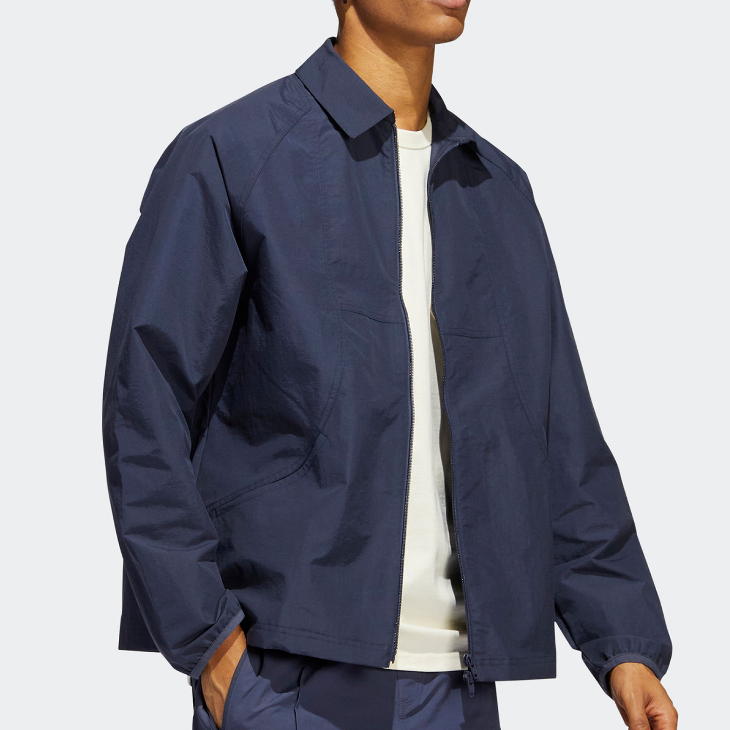 Adidas/阿迪达斯正品 COACH 三叶草男子运动夹克外套 HA1283 - 图1