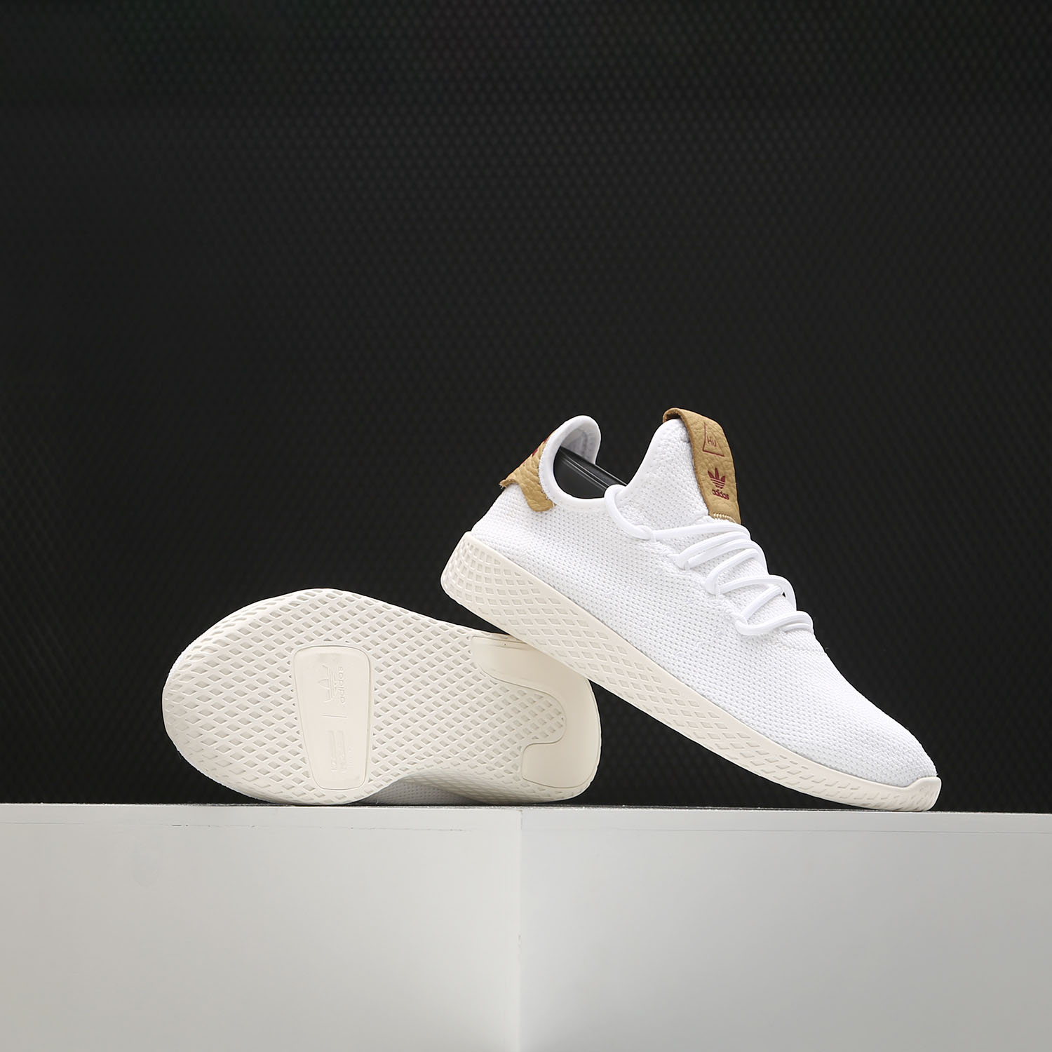 Adidas/阿迪达斯正品 三叶草 PW TENNIS HU W 男女运动鞋 D96444 - 图1