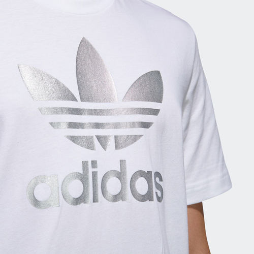 Adidas/阿迪达斯官方正品三叶草圆领休闲男子运动短袖T恤GH7778-图1