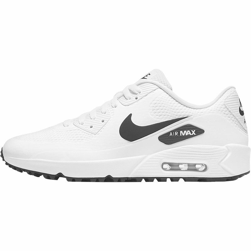 Nike/耐克正品AIR MAX 90 G 男子运动训练高尔夫球鞋 CU9978-101,淘宝优惠券,粉丝福利购,淘宝优惠卷