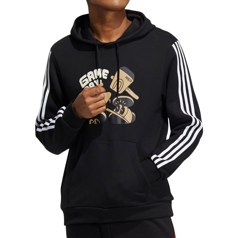 Adidas/阿迪达斯正品NEO M CN FIREYE HDY男子运动套头卫衣HA2251 - 图3