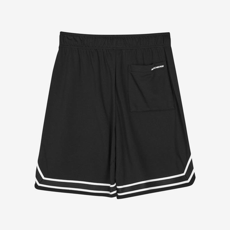 Skechers/斯凯奇正品夏季新款男子休闲宽松透气系带运动短裤,淘宝优惠券,粉丝福利购,淘宝优惠卷