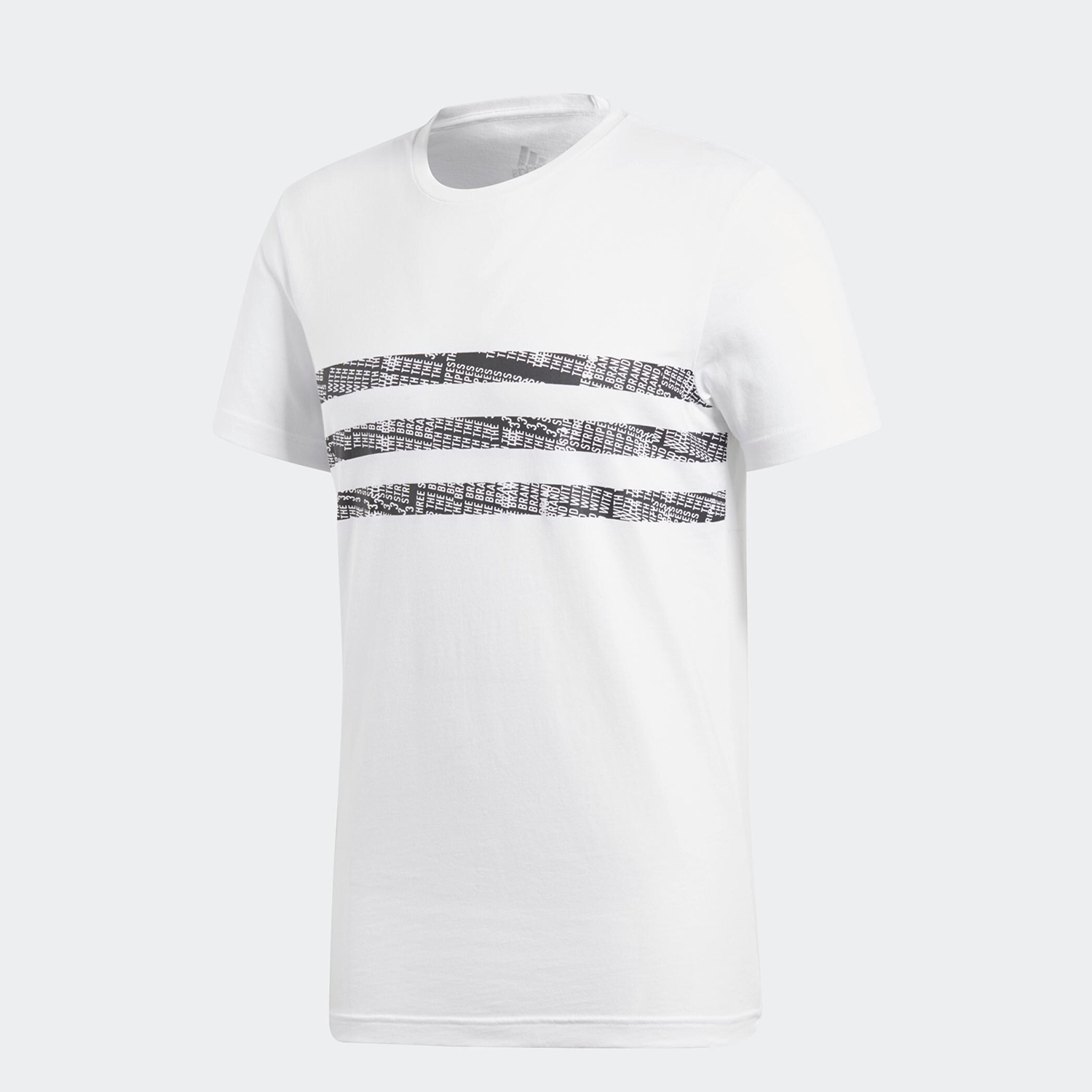 Adidas/阿迪达斯官方正品THREE STRIPES 男士运动短袖T恤CV4521 - 图2