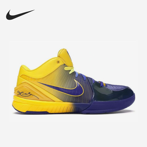 Nike/耐克官方正品Zoom Kobe 4男士潮流实战训练篮球鞋344335-400 - 图0