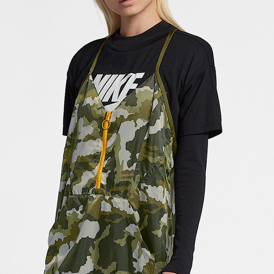 Nike officiel authentique nouvel été femmes décontracté camouflage robe à bretelles 932368-072