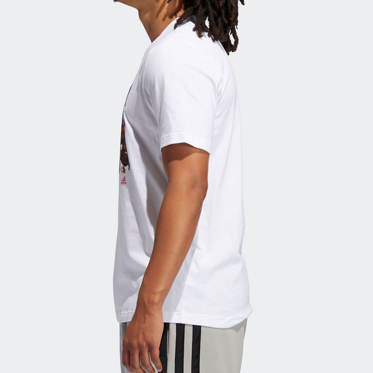 Adidas/阿迪达斯正品新款男子篮球休闲运动短袖T恤 GL4426 - 图0