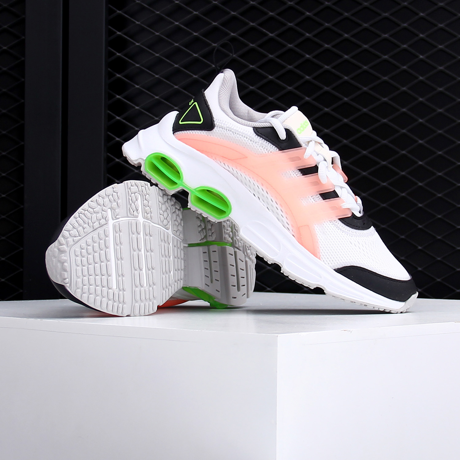 Adidas/阿迪达斯正品 neo QUADCUBE CC女子防滑休闲运动鞋 FW7180 - 图0