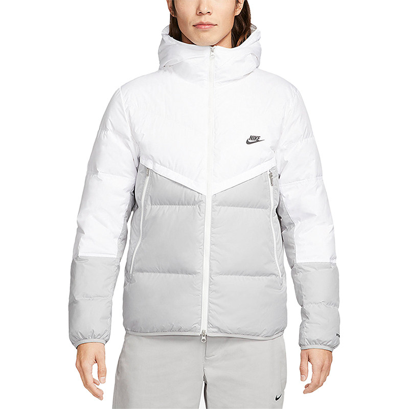 Nike/耐克官方正品冬季男士拼接连帽时尚保暖羽绒服DV1132-100,淘宝优惠券,粉丝福利购,淘宝优惠卷