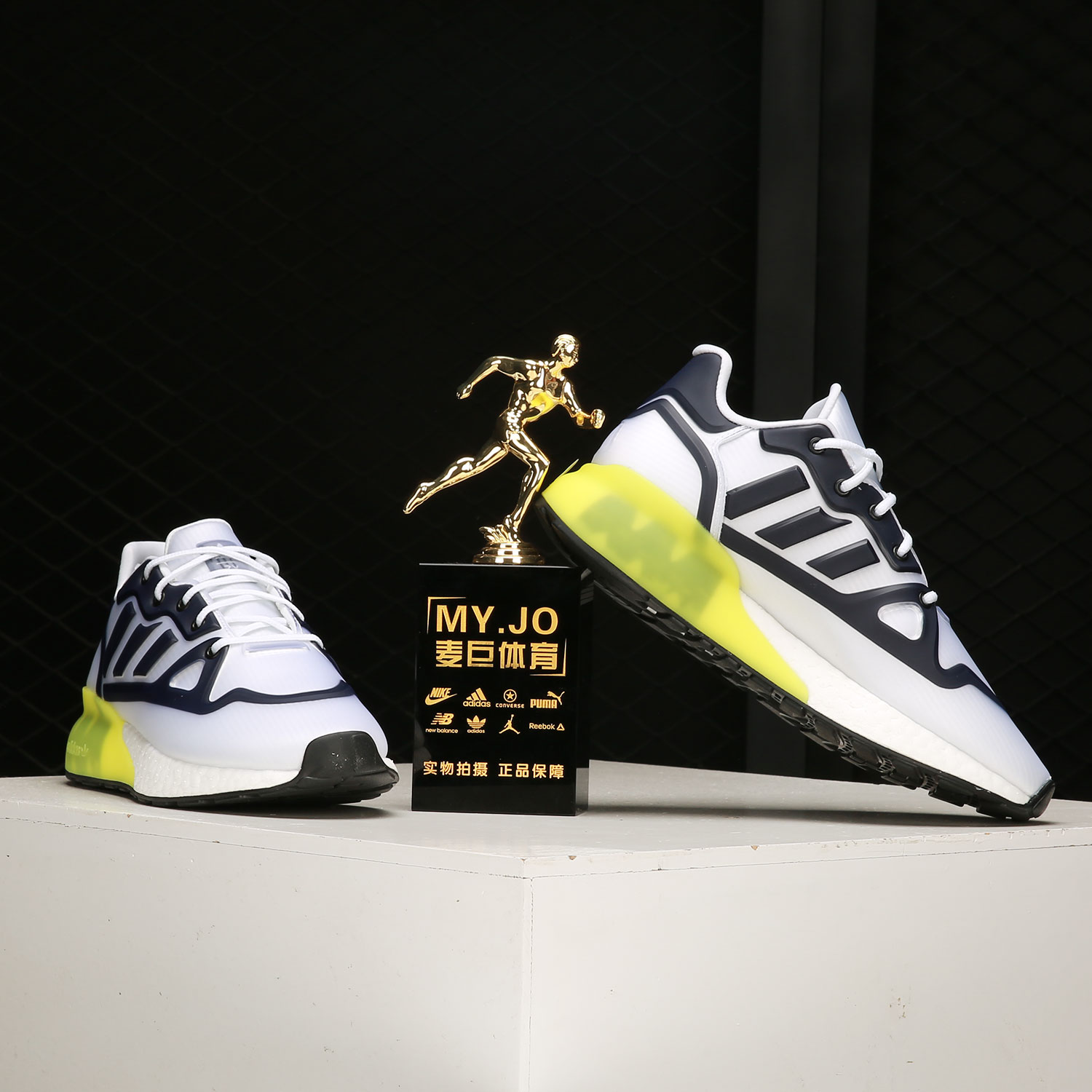Adidas/阿迪达斯正品三叶草男女ZX 2K复古科技风休闲运动鞋G55509 - 图2