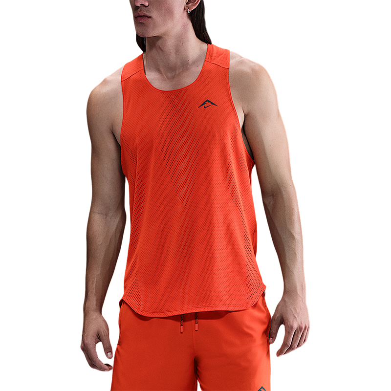 Nike/耐克正品Dri-FIT男士跑步网眼针织越野T恤背心HV2142-633 - 图3