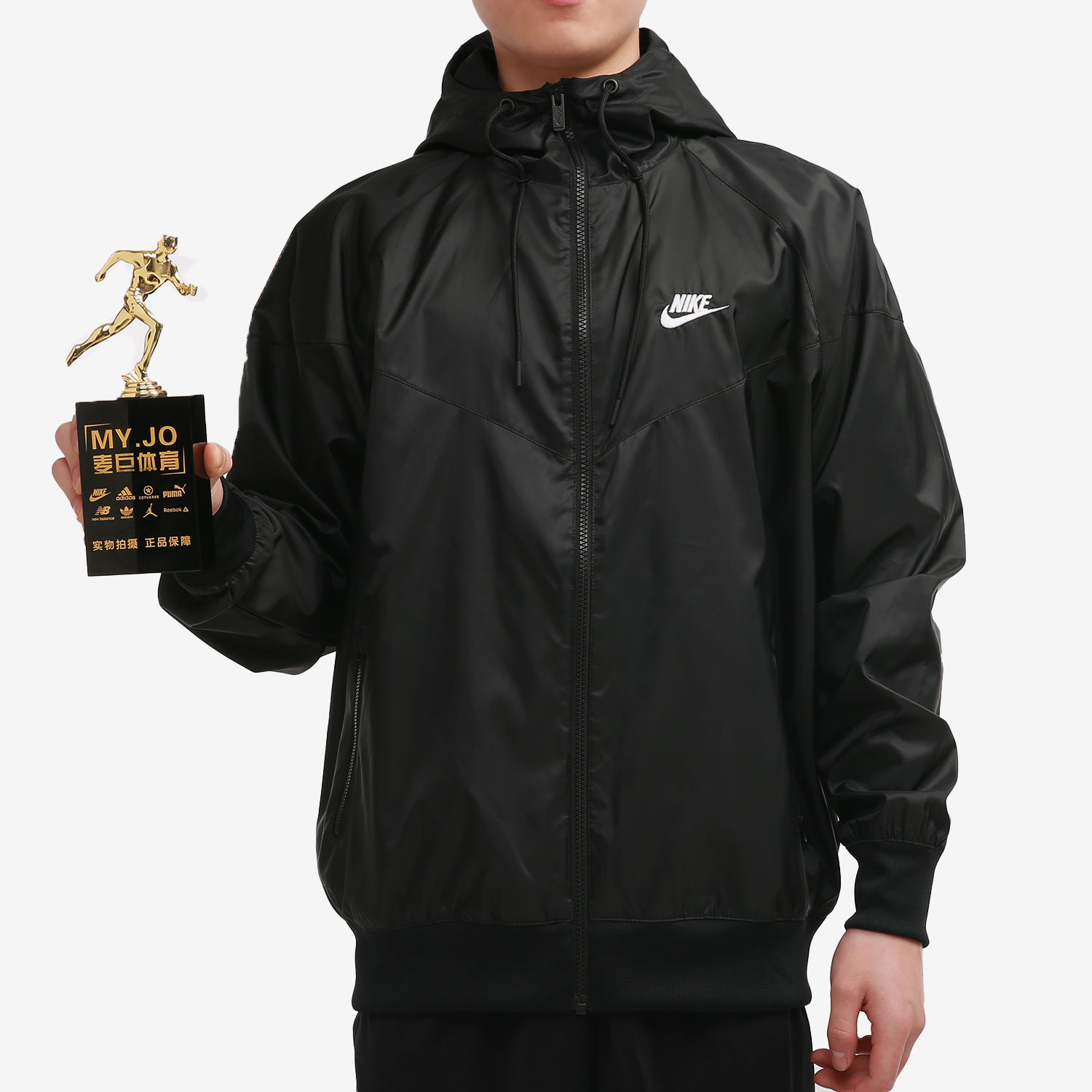 Nike/耐克官方正品 WINDRUNNER 男子梭织运动连帽外套 DA0002-010 - 图2