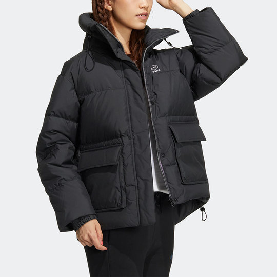 Adidas/阿迪达斯官方正品neo W JKT DW1女子立领保暖羽绒服HN2443