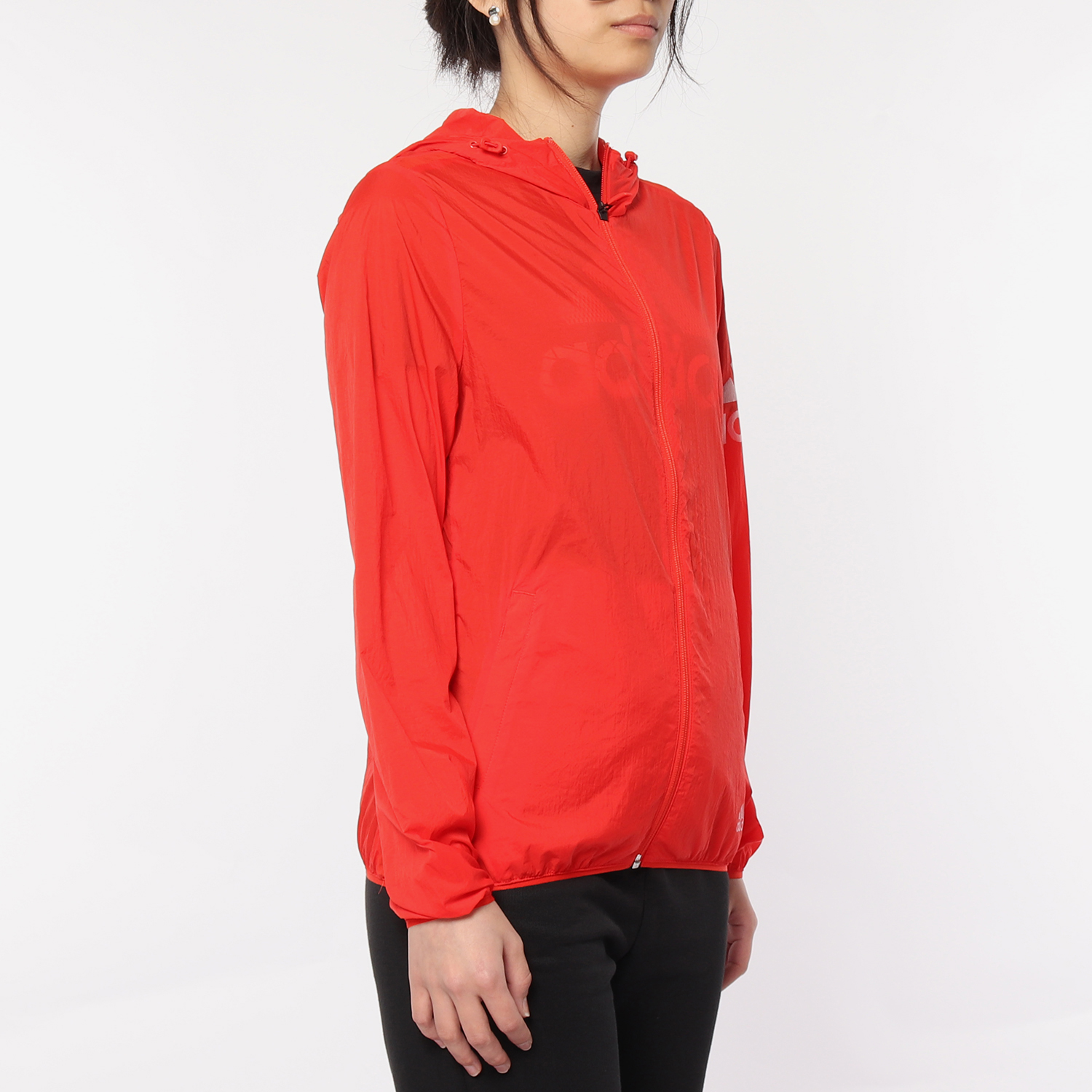 Adidas/阿迪达斯正品WB BOS女士连帽拉链时尚夹克外套DY8675 - 图0