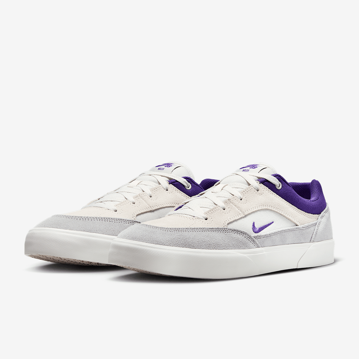 Nike/耐克正品SB Malor 男士复古系带滑板鞋薄底鞋FV6064-006 - 图0