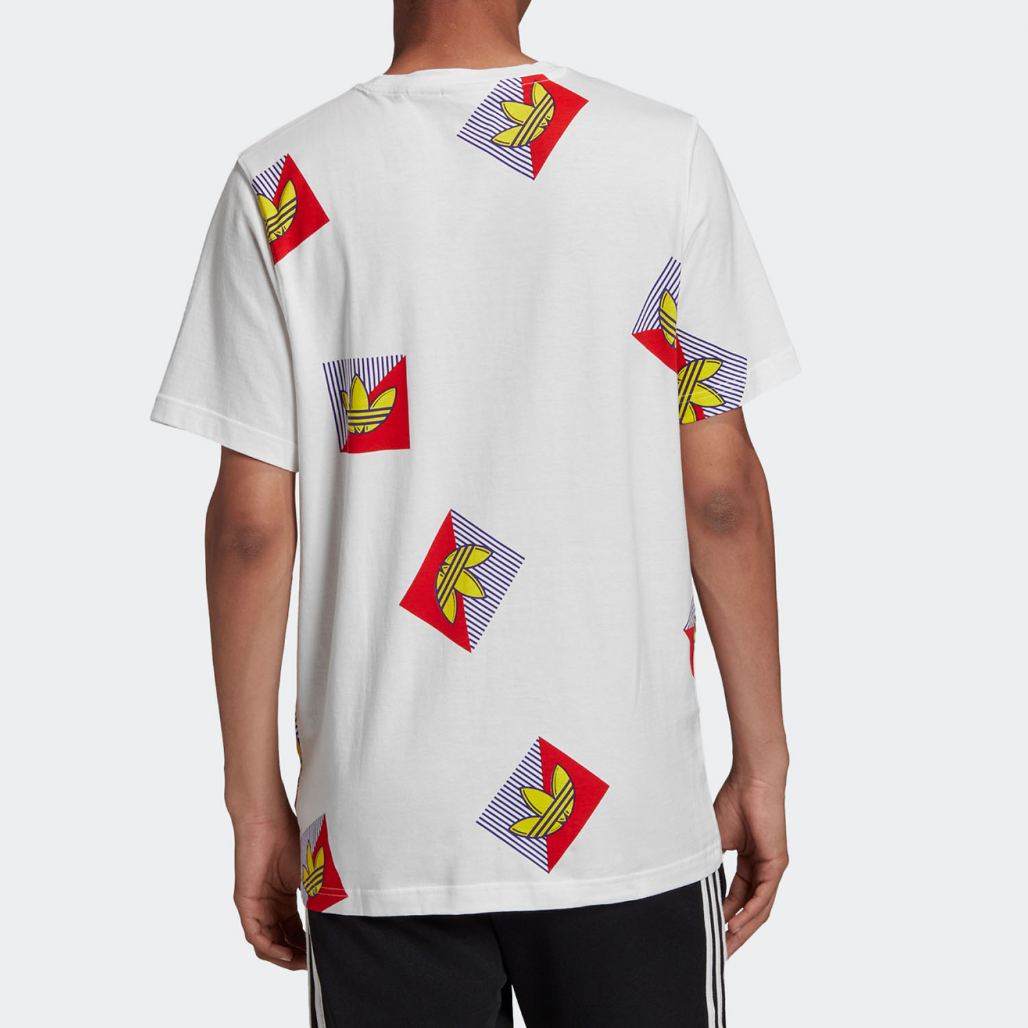 Adidas/阿迪达斯正品2020夏季新品男子宽松运动休闲短袖T恤FM3342 - 图1