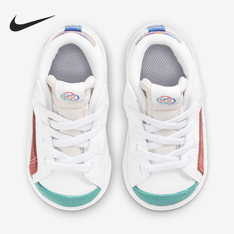 Nike/耐克正品 BLAZER MID '77 BT小童运动休闲板鞋 DD8491-163,淘宝优惠券,粉丝福利购,淘宝优惠卷