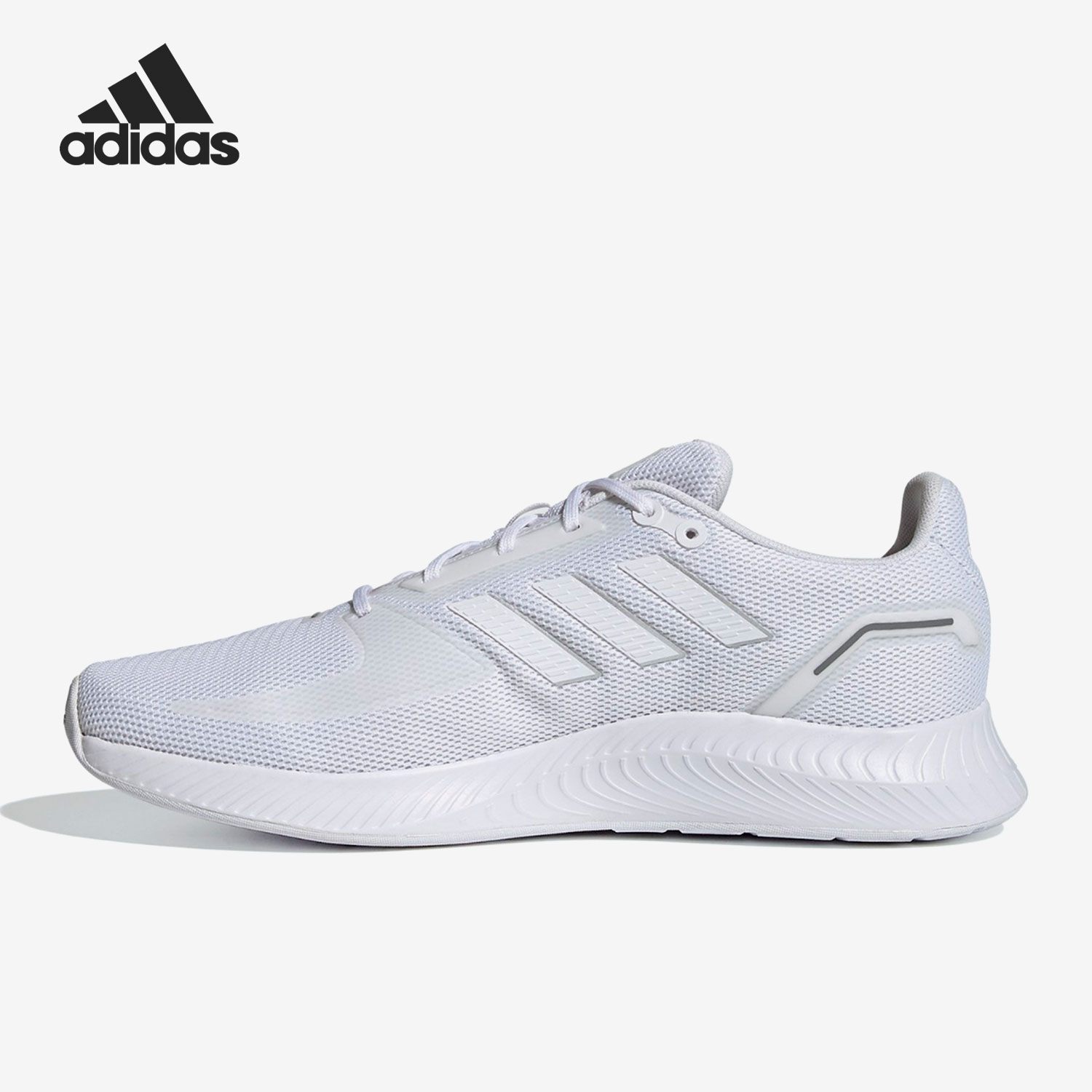 Adidas/阿迪达斯官方正品运动男子RUNFALCON低帮网面跑步鞋FY9612 - 图0