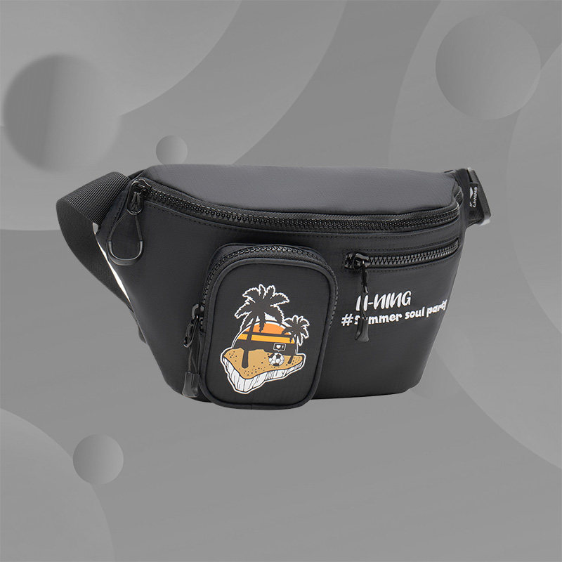 Li Ning genuine shoulder bag men's bag women's bag new sports life series casual sports bag ABDS217